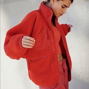 Free People Hit The Slopes Fleece Jacket
